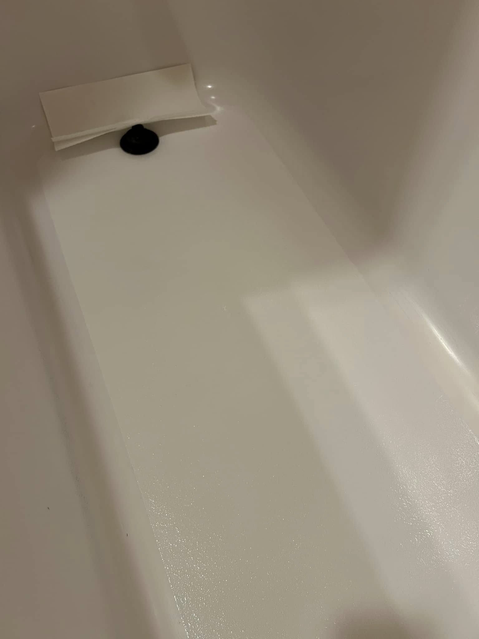 Cement foam finish result